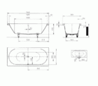 Kaldewei Classic Duo 1600 Dwg