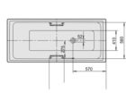 Kaldewei Puro Side Overflow 1600 1 Specs