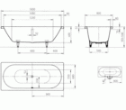 Kaldewei Classic Duo 1800 Dwg