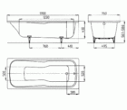 Kaldewei Dynaset 1700 Dwg