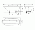 Kaldewei Saniform Plus 1400 Dwg