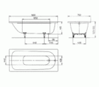 Kaldewei Saniform Plus 1600 Dwg