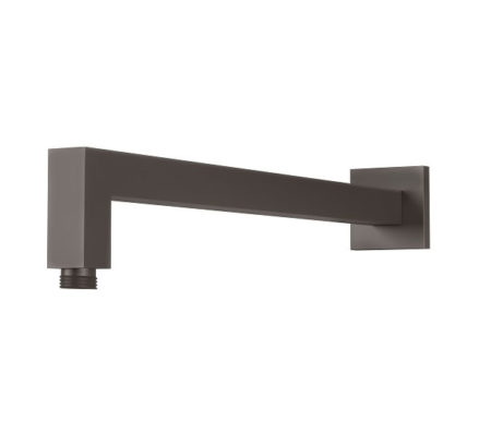 Lexi Shower Arm 400mm Square Matte Black 01