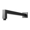 Lexi Shower Arm 400mm Square Matte Black 04