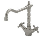 Lillian Shepherds Crook Cross Handle Sink Mixer 03