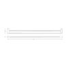 Manhattan Towel Rail Double 900mm 03