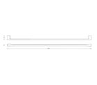 Manhattan Towel Rail Single 900mm 03