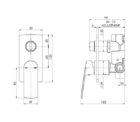 Mekko Wall Mixer Diverter 05