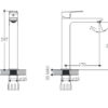 Manhattan High Rise Basin Mixer Specs