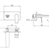 Manhattan Wall Mtd Basin Mixer Specs
