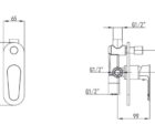 Mia Shower Mixer With Diverter Specs