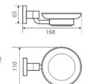 Michelle Soap Dish Specs