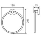 Michelle Towel Ring Specs