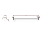 Nostalgia Towel Rail Double 760mm 02