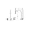 Nostalgia Twin Handle Sink Mixer 220mm 02