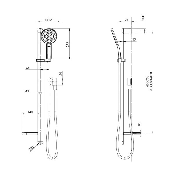 Nx Quil Rail Shower 02