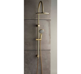 Pegasi 600 Dual Shower Antique Brass Light