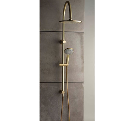 Pegasi 600 Dual Shower Antique Brass Light