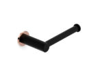 Pegasi Toilet Roll Holder Matte Black And Rose Gold 02