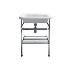 Provincial Classic Basin With Stainless Wall Stand