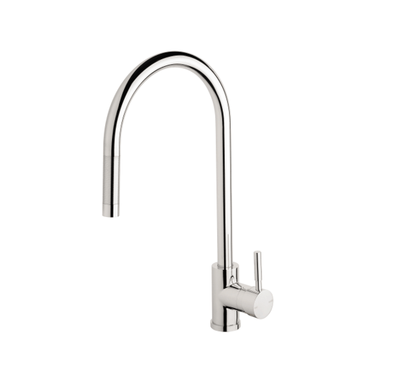 Phoenix V719 Chr Vivid Pull Out Sink Mixer 3