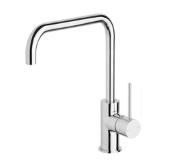 Phoenix Vs731 Chr Vivid Slimline Side Lever Sink Mixer 220mm Squareline 3