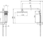 Phoenix Le6510 00 Lexi Compact Twin Shower Line Drawing