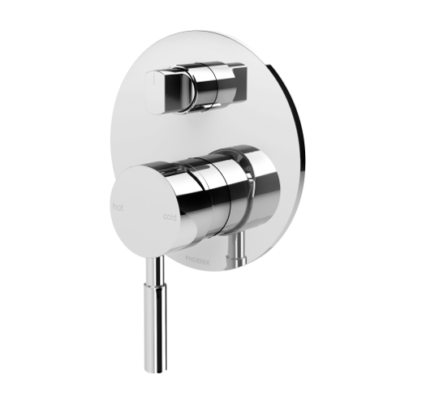 Phoenix V792 Chr Vivid Shower Bath Diverter Mixer 12