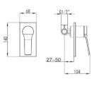 Pop Shower Mixer Specs