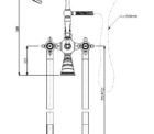 Prov Floor Mount Bath Filler Specs