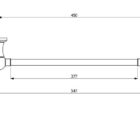 Provincial Towel Rail 450 Specs