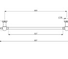 Provincial Towel Rail 600 Specs