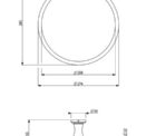 Provincial Towel Ring Specs