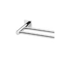 Radii Towel Rail Double 600mm Round Or Square Back Plate 02