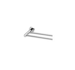 Radii Towel Rail Double 800mm Round Or Square Back Plate 01