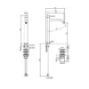 Spillo Up Basin Mixer 295mm 02