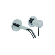 Spillo Up Basin Mixer Wall Mount 163mm