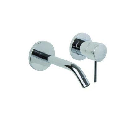 Spillo Up Basin Mixer Wall Mount 163mm