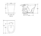 Studio Bagno Q Wall Faced Pan + Cistern 02