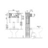 Studio Bagno Q Wall Faced Pan + Cistern 06