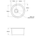 Th Cuisine 47 Round Sink Specs