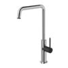 Toi Sink Mixer 180mm Squareline Chrome Matte Black 04