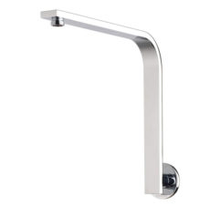 Vivid Slimline Shower Arm Round Plate 01