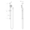 Vivid Slimline Shower Rail 02