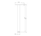 Vivid Ceiling Arm 300mm Matte Black 06