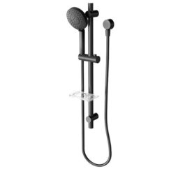 Vivid Hand Shower On Rail Black 03