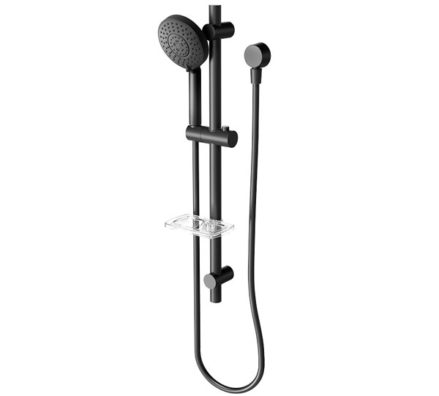 Vivid Hand Shower On Rail Black 03