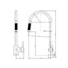 Vivid Sink Mixer Gooseneck With Pull Out 02