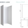 Wall 3 Sided 1200 Specs