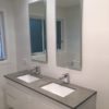 White Bathroom Mirrors Bevel 00001